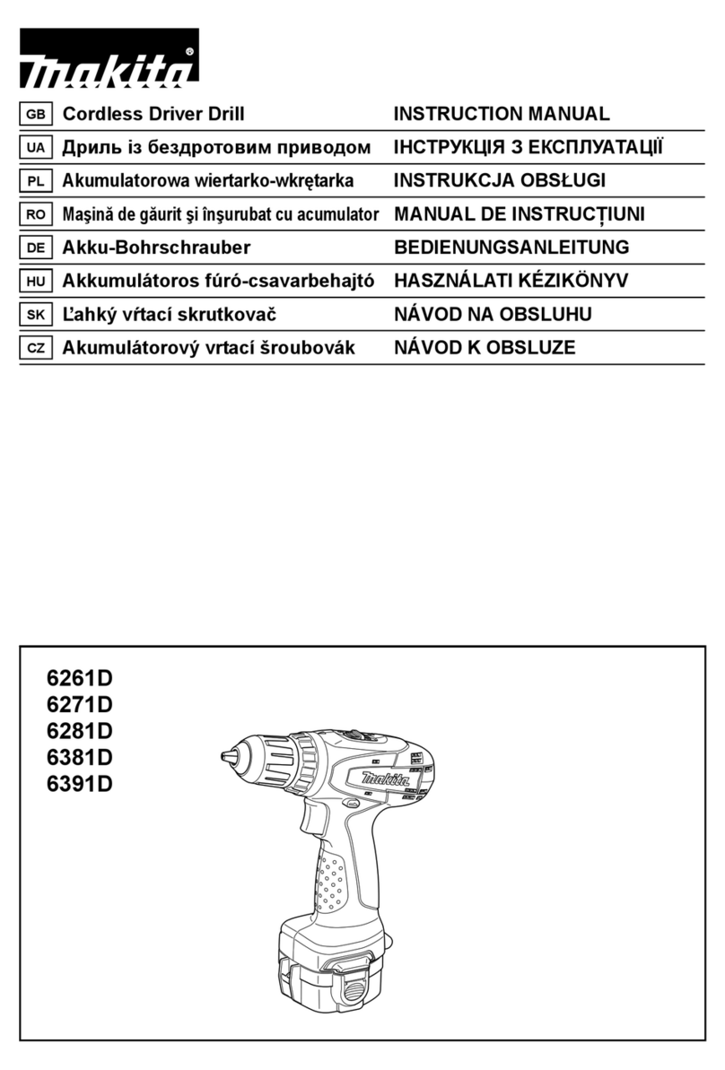 Makita 6261D User manual