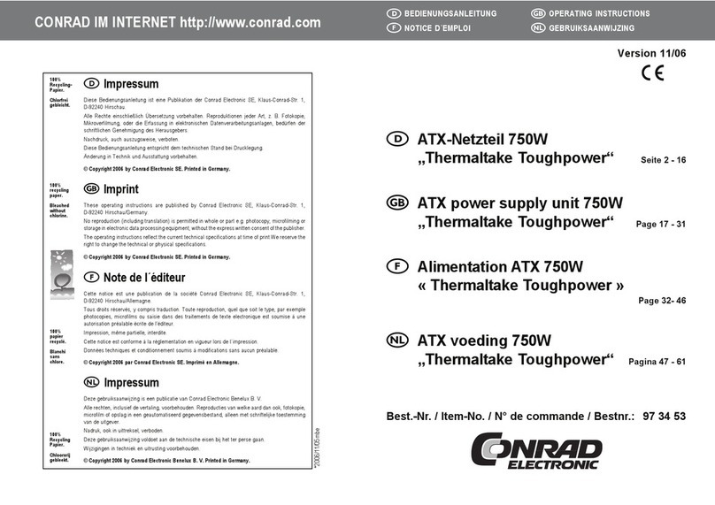 Conrad 97 34 53 User manual