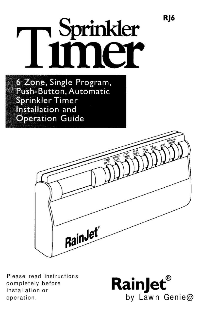 RainJet RJ6 User manual