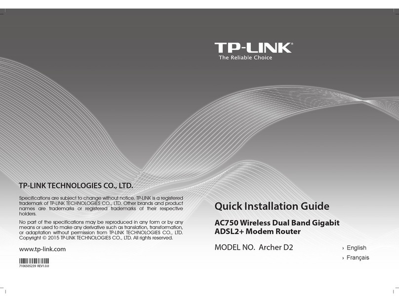 TP-Link Archer D2 User manual