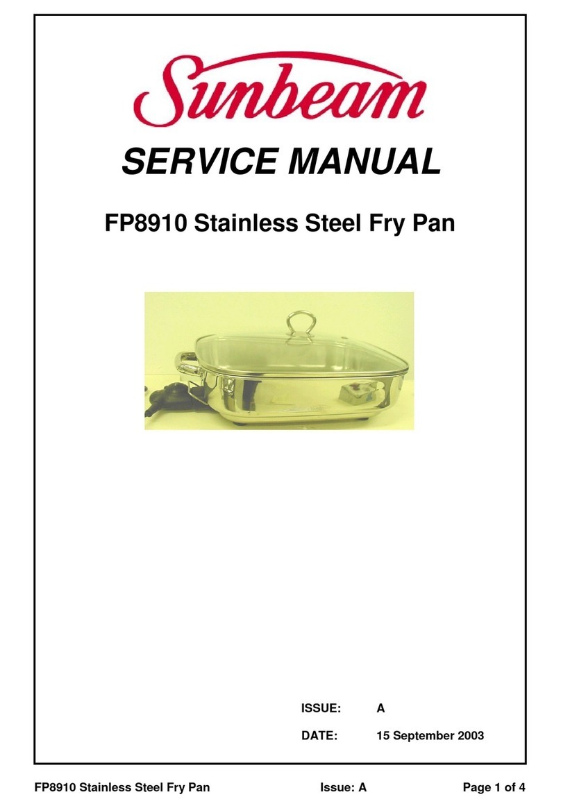Sunbeam FP8910 User manual