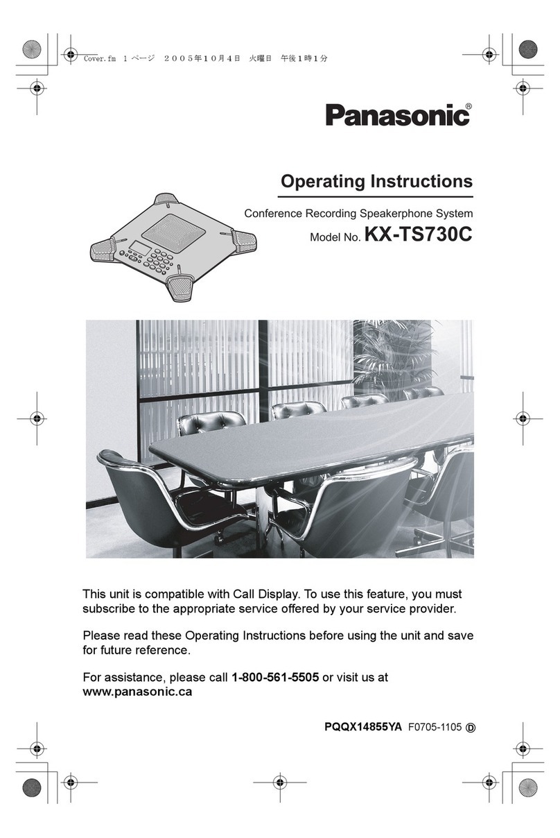 Panasonic KX-TS730C operating instructions