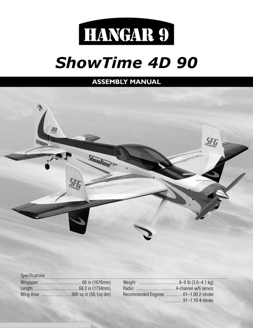Hangar 9 showtime 4d 90 User manual Hangar 9 showtime 4d 90 User manual