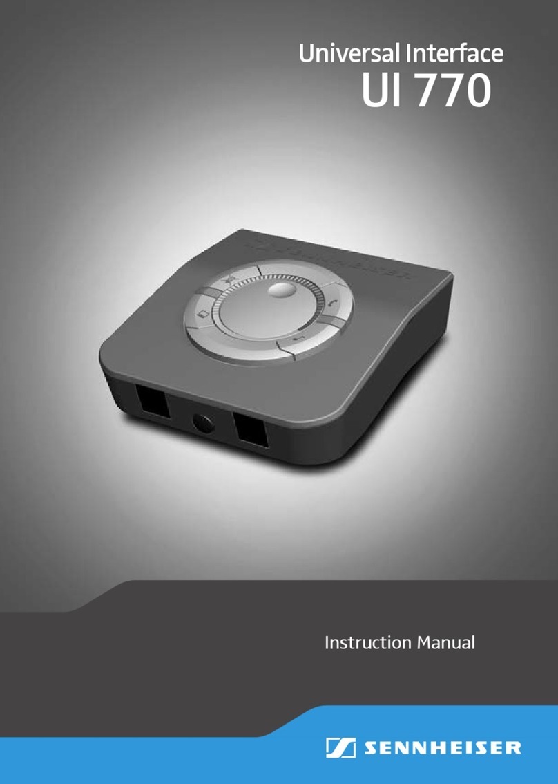 Sennheiser UI 770 instruction manual