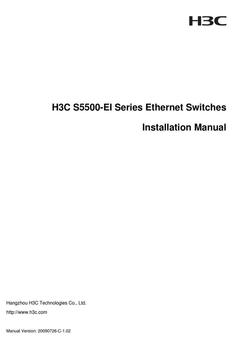H3C S5500-28 C-EI-DC User manual H3C S5500-28 C-EI-DC User manual