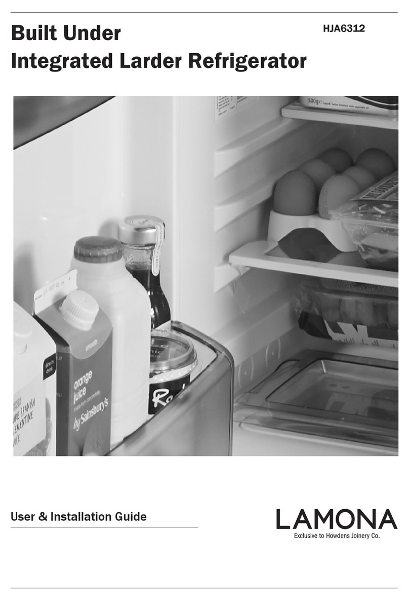 Lamona HJA6312 User's installation guide