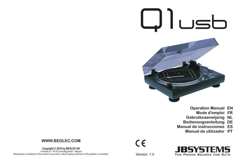 JB Systems Q1USB User manual