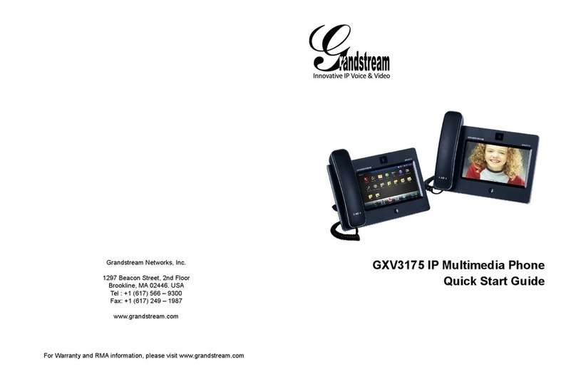 Grandstream Networks GXV3175 User manual