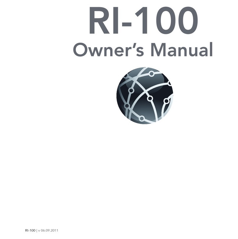 Vitus Audio RI-100 owner's manual