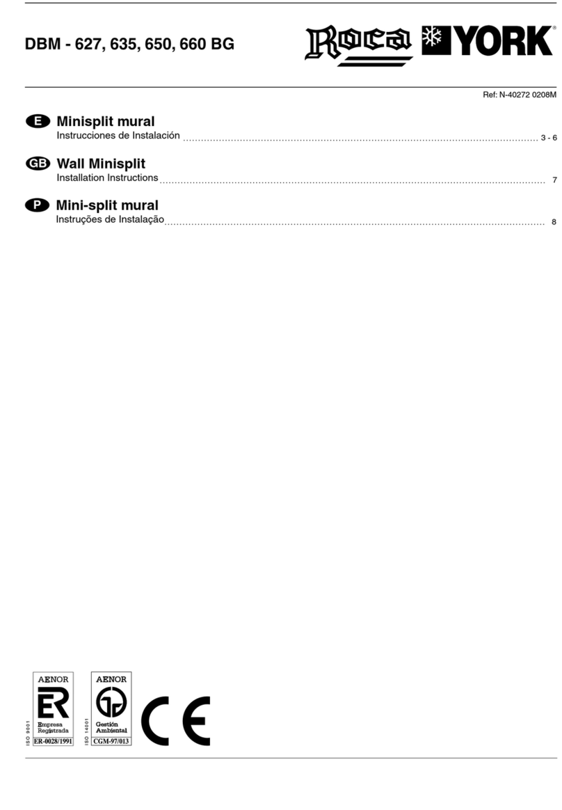 Roca York DBM-627 BG User manual