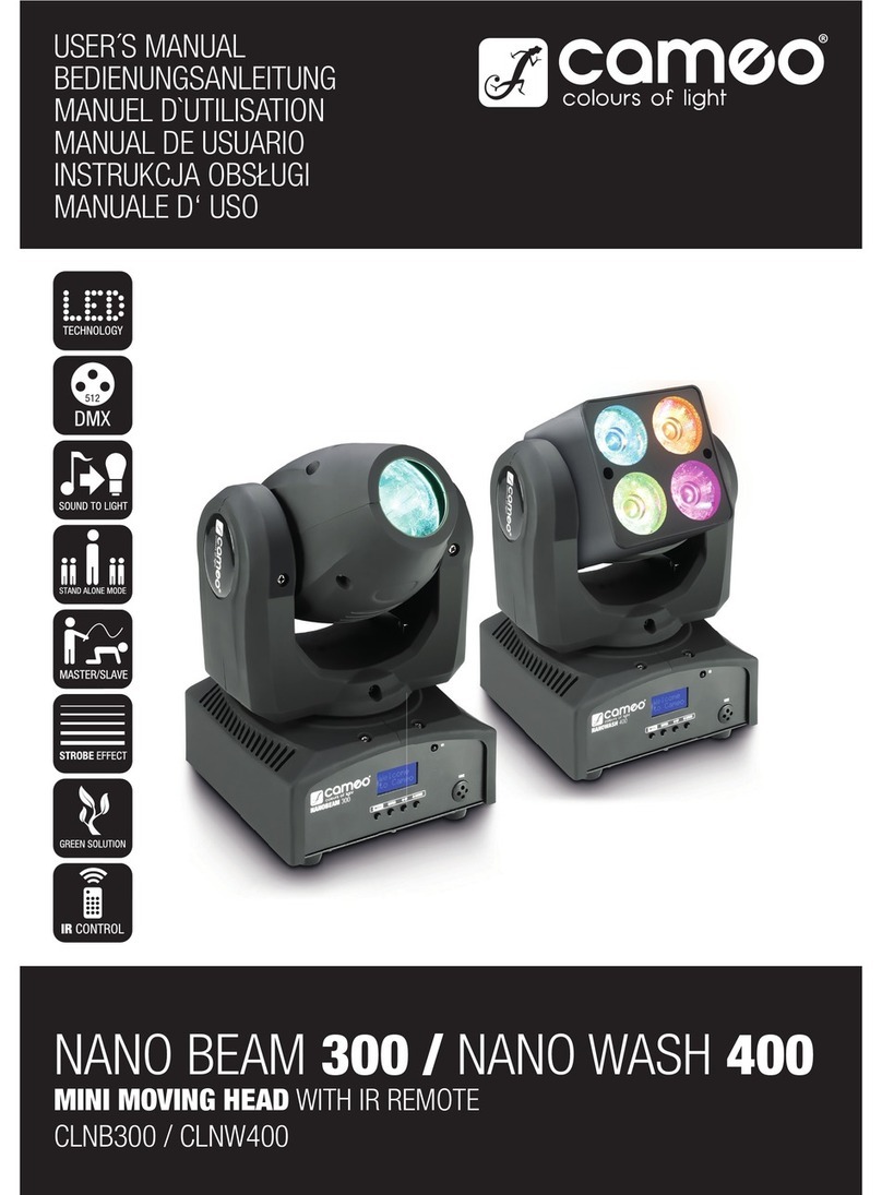 Cameo NANO BEAM 300 User manual