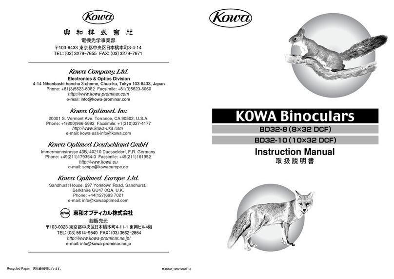 Kowa BD32-8 instruction manual
