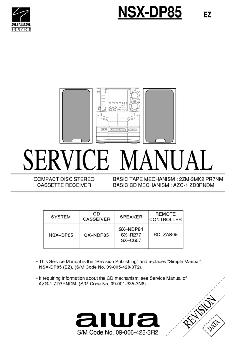 Aiwa NSX-DP85 User manual