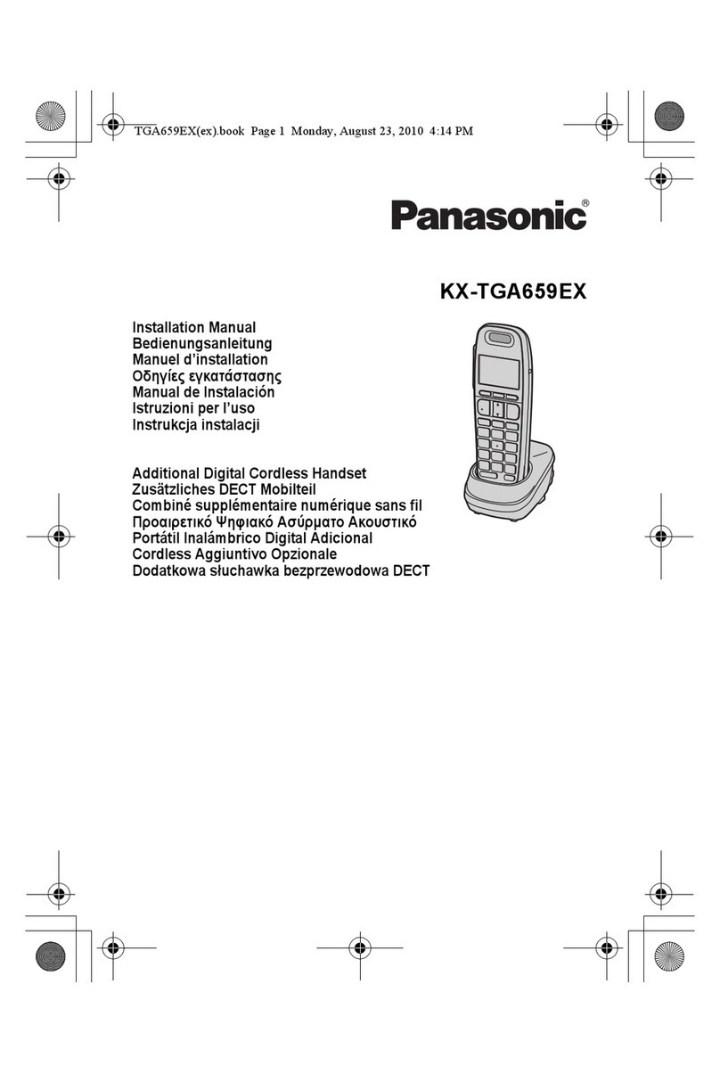 Panasonic KX-TGA659EX User manual