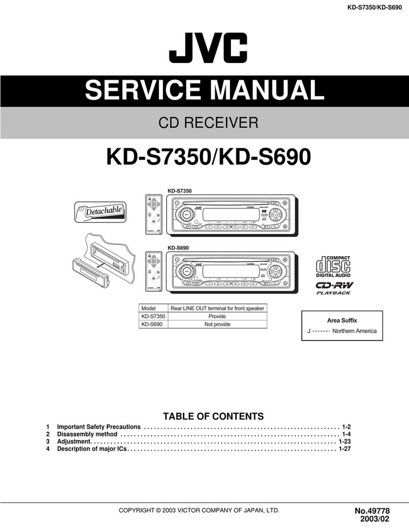 JVC KD-S7350 User manual