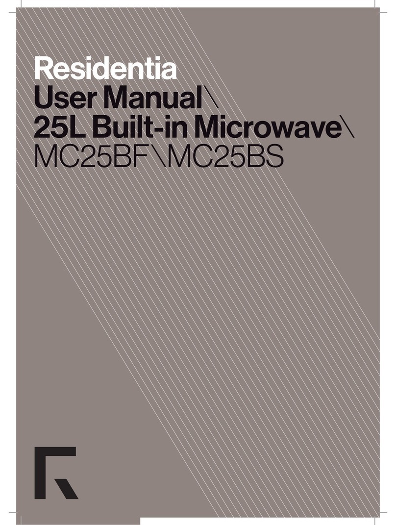 Residentia MC25BF user manual