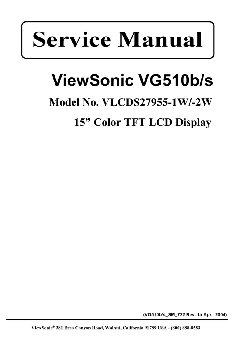 ViewSonic VLCDS27955-1W User manual