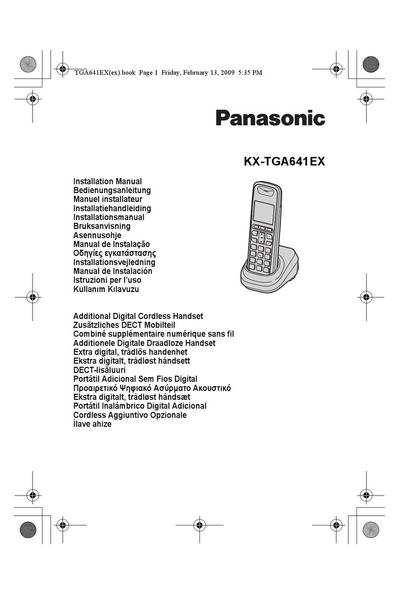Panasonic KX-TGA641EX User manual