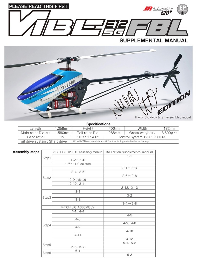 JR vibe e12 sg fbl Owner's manual