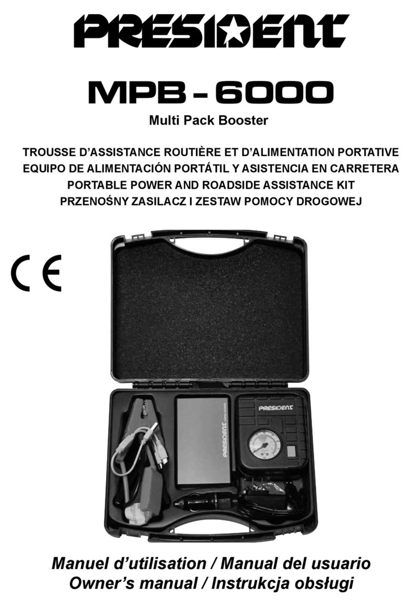 PRESIDENT MPB-6000 owner's manual