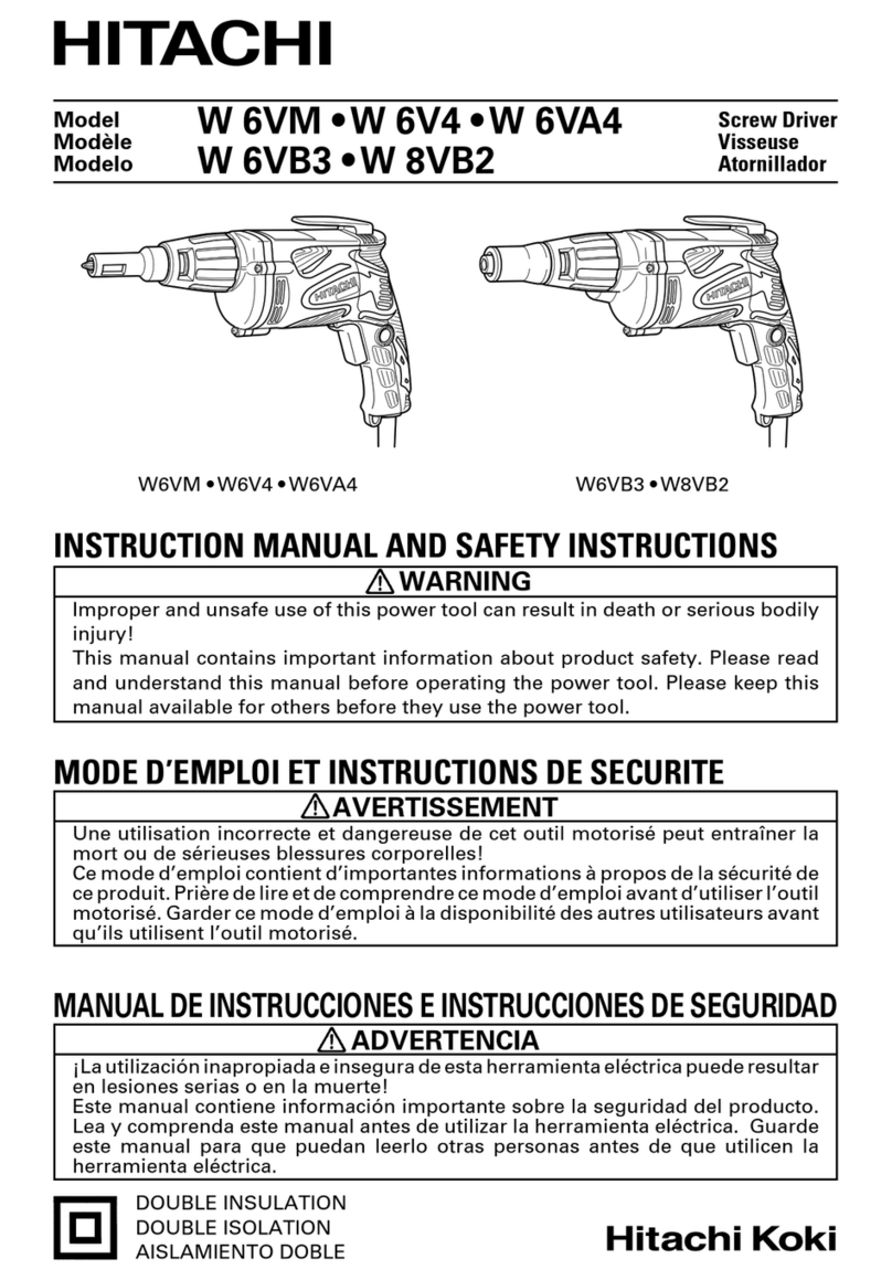 Hitachi W 6V4 instruction manual