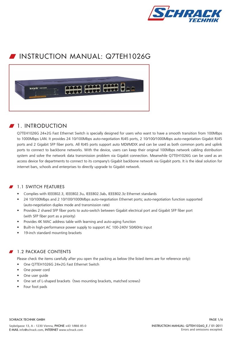 Schrack Technik Q7TEH1026G instruction manual