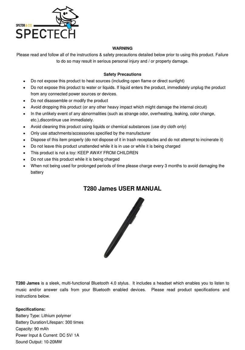 Spector&Co t280 james user manual