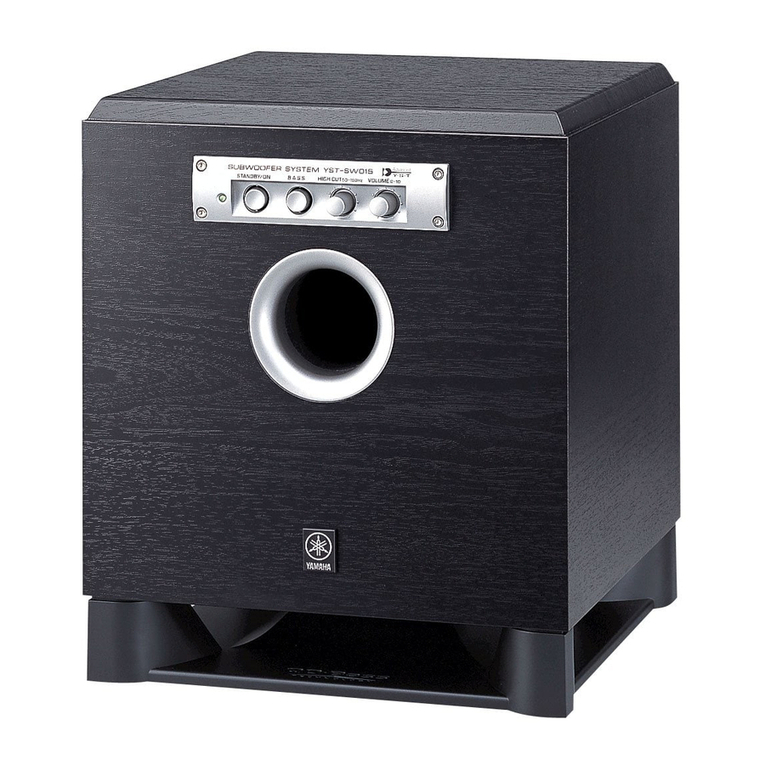 Yamaha YST-SW015 User manual