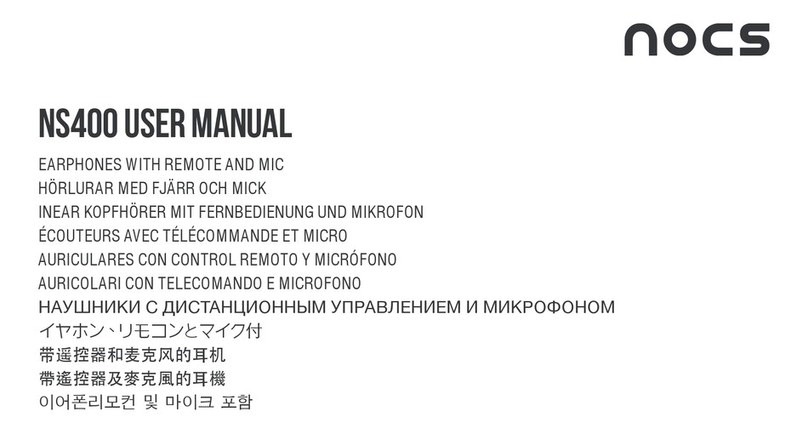 NOCS NS400 User manual