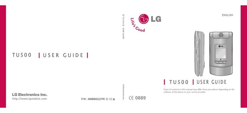 LG TU500 user guide