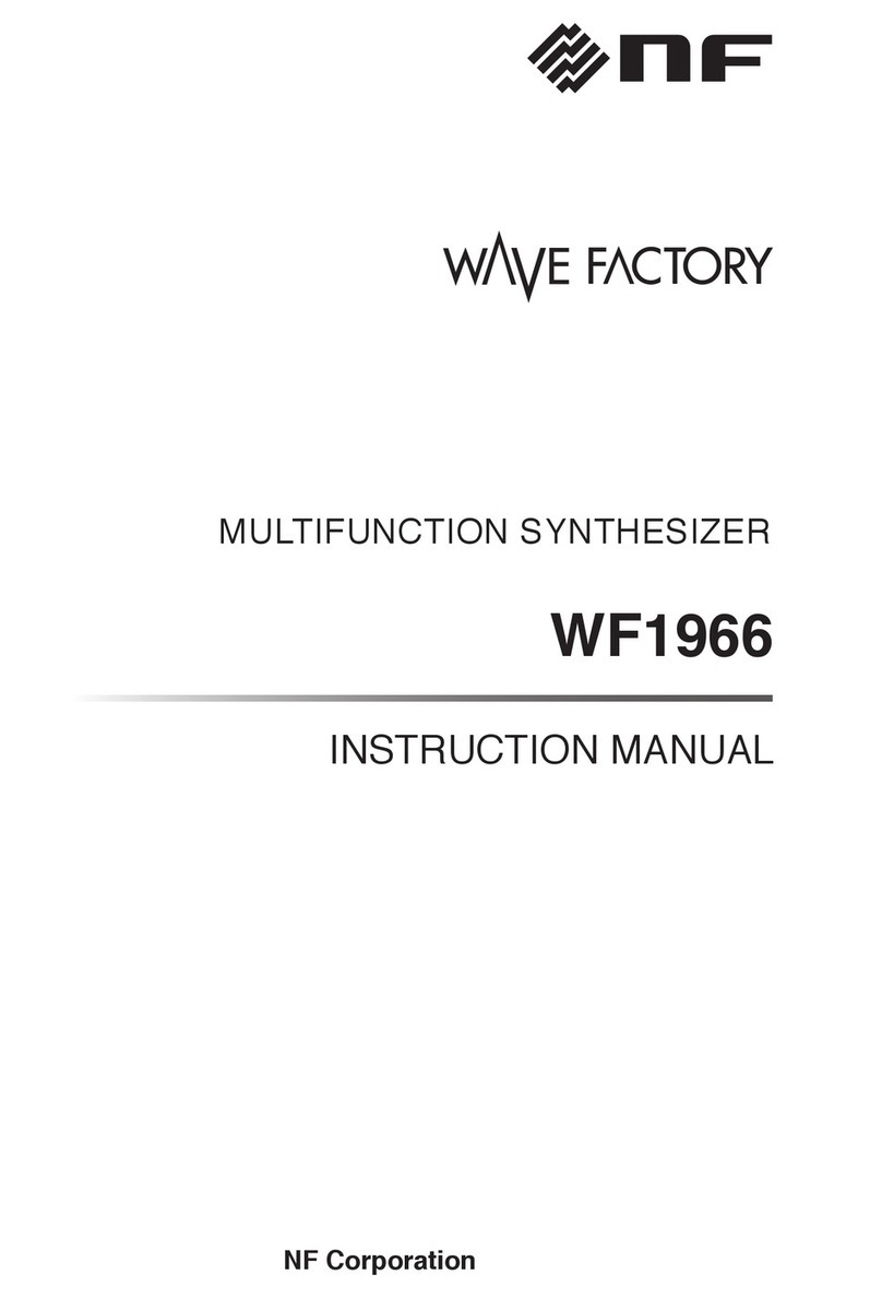 NF wf1966 instruction manual