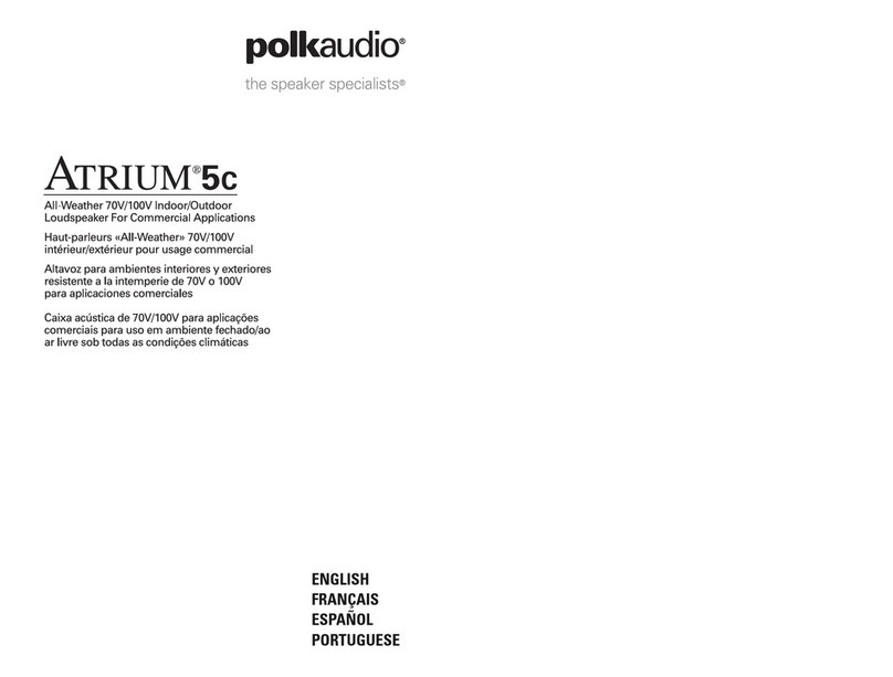 Polk Audio Atrium 5c manual