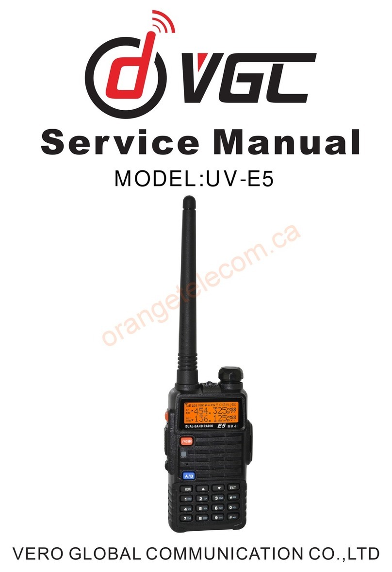 VGC UV-E5 Service manual