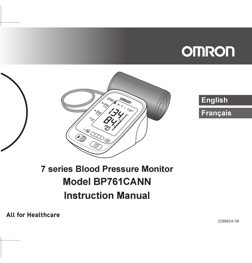 Omron BP761CANN User manual