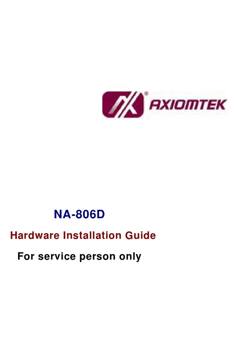 AXIOMTEK NA-806D Manual