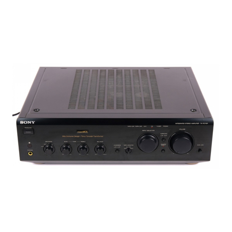 Sony TA-FE710R User manual