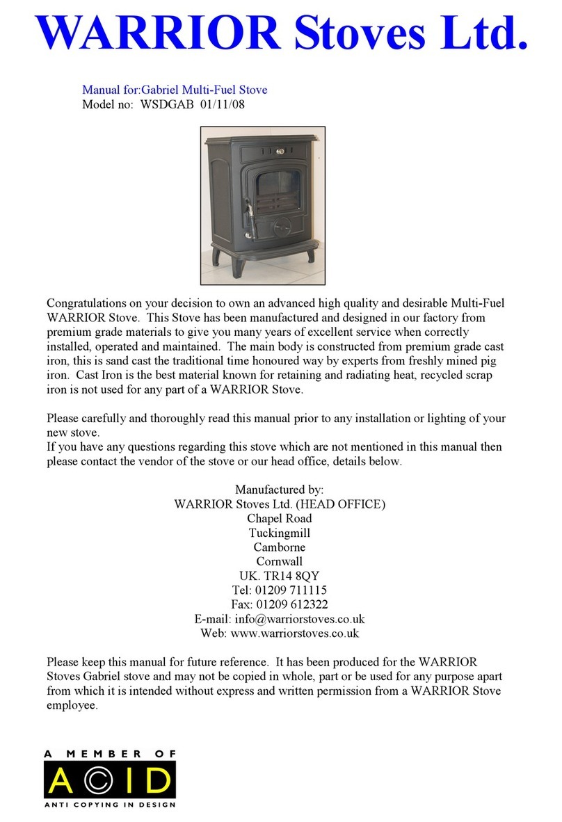 WARRIOR WSDGAB manual
