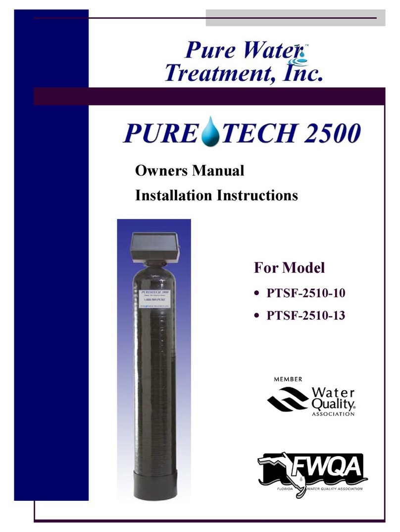 Pure Water PTSF-2510-10 owner's manual