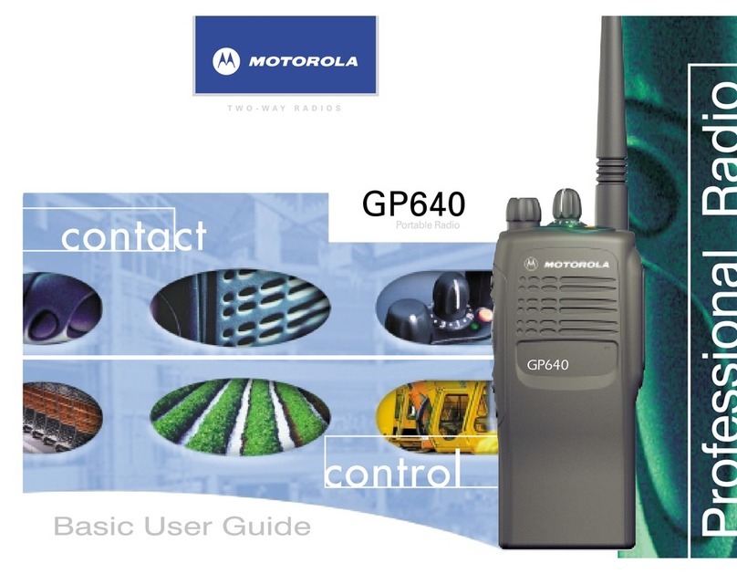 Motorola Professional GP640 Operating and maintenance manual