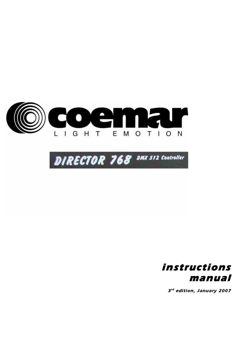 Coemar Director 768 User manual