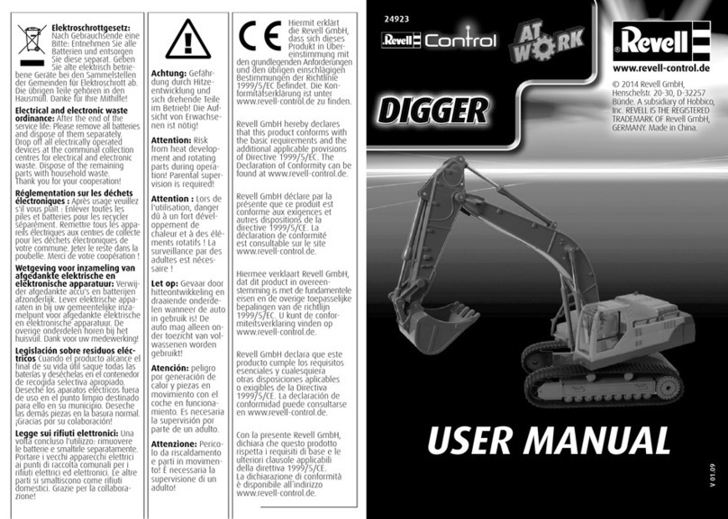 REVELL DIGGER User manual