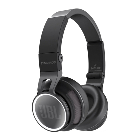 JBL Synchros S400BT User manual