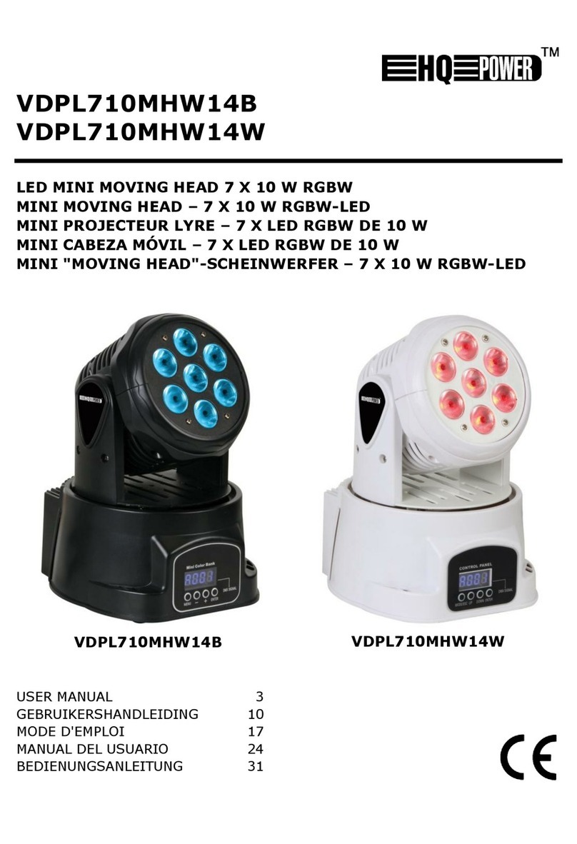 HQ Power VDPL710MHW14B User manual