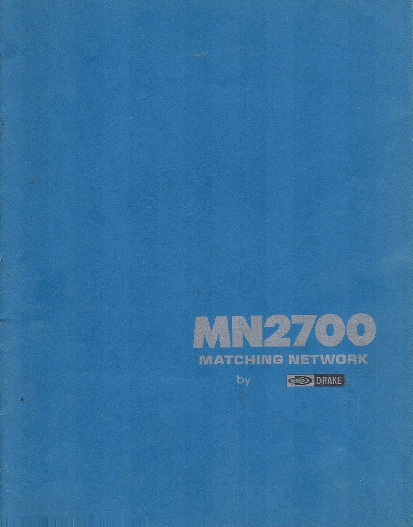 DRAKE MN2700 instruction manual