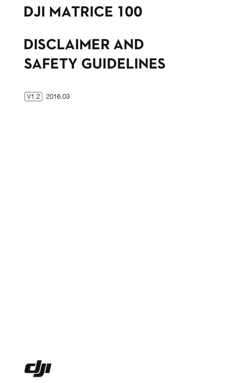 dji Matrice 100 Installation and operating manual