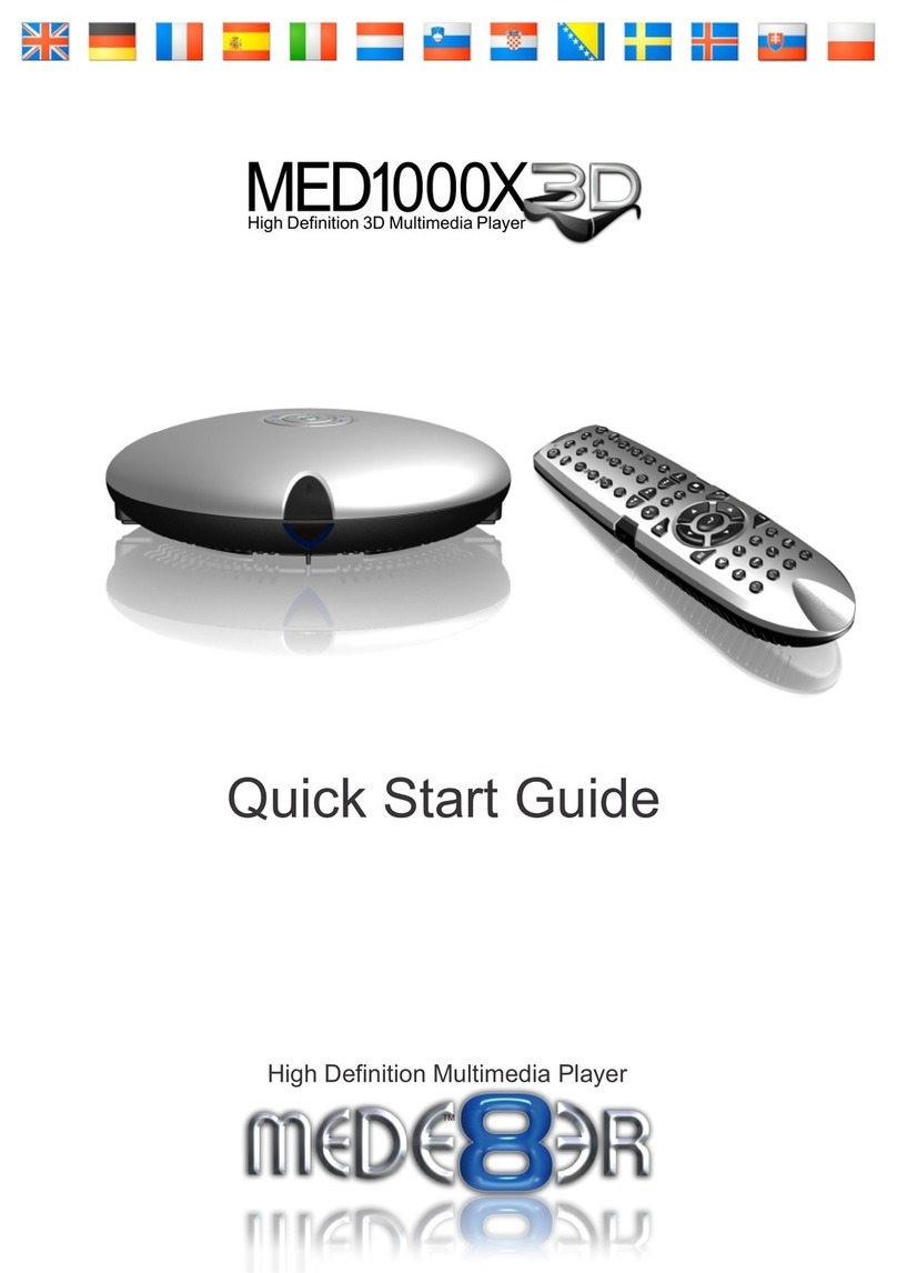 Mede8er Med1000X3D quick start guide