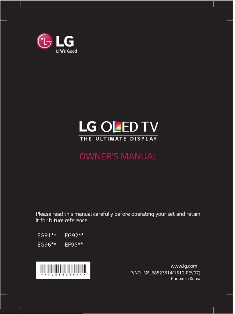 LG EG91 User manual