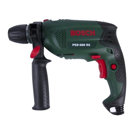 Bosch PSB 680 RE User manual