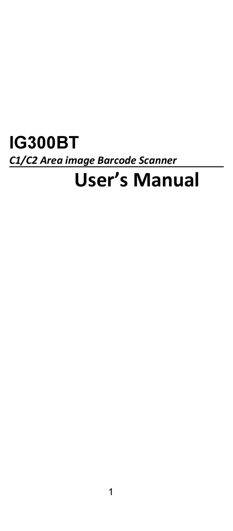 Champtek IG300BT user manual