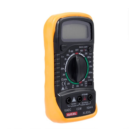 Excel xl830l Operator's manual